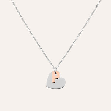 Collana Sunrise Acciaio Bicolore Bianco / Rosa