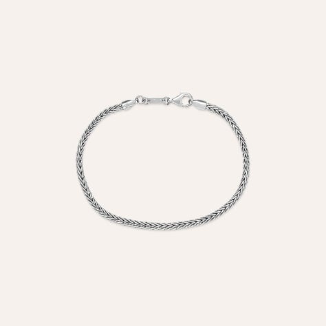 Bracciale Catena Gentleman Argento Rodiato - Bracciali Uomo | Stroili