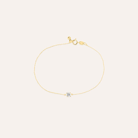 Bracciale Punto Luce Claire Oro Giallo Cubic Zirconia - Bracciali Amicizia Donna | Stroili