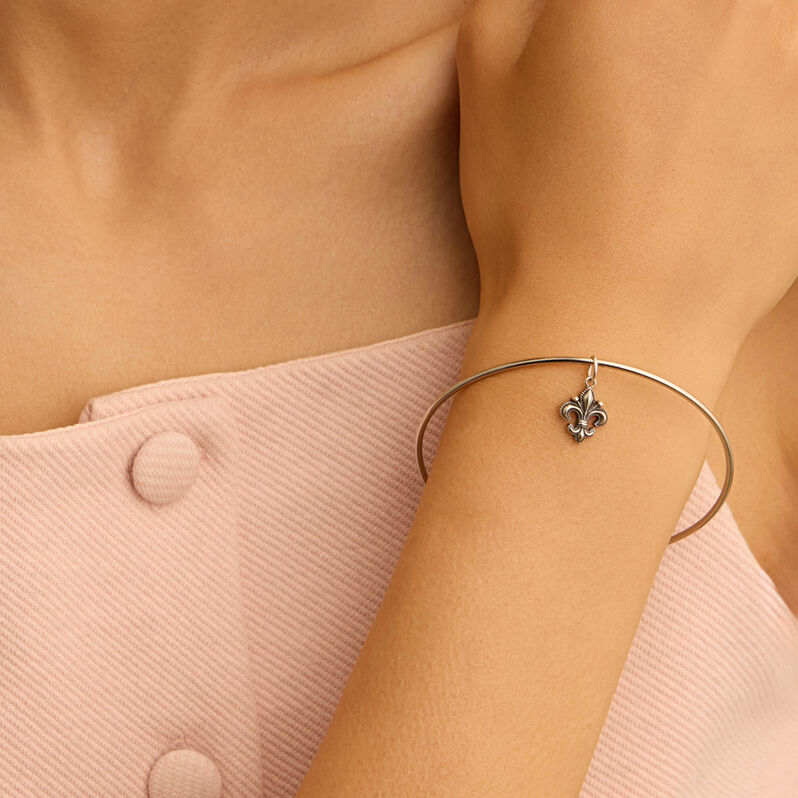 Pendente Saluti&Baci Giglio Love Beats Argento Rodiato - Ciondoli Donna | Stroili