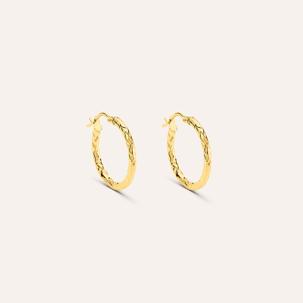 Orecchini A Cerchio Toujours Oro Giallo - Orecchini a Cerchio Donna | Stroili