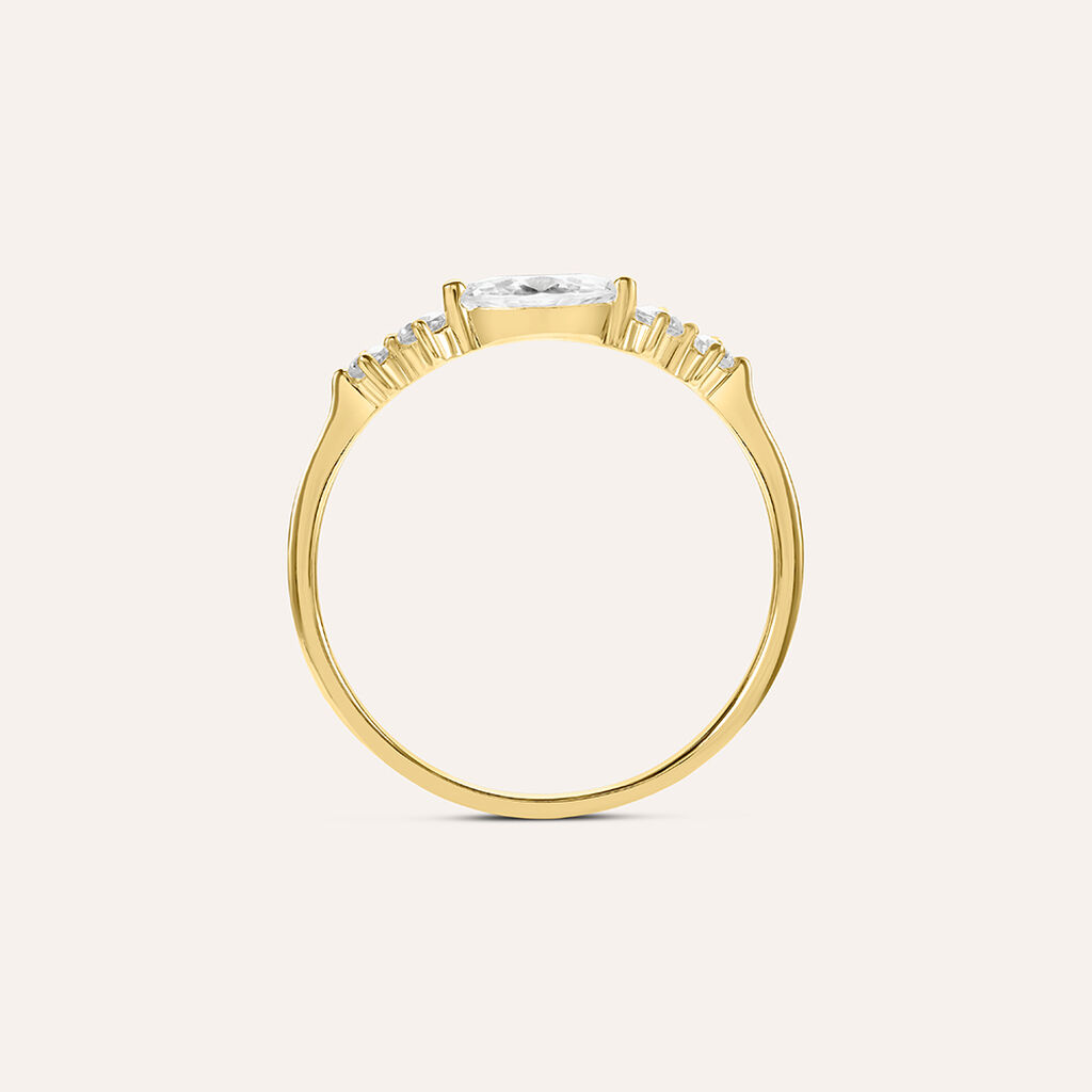 Anello Riviere Claire Oro Giallo Cubic Zirconia - Anelli Riviere Donna | Stroili