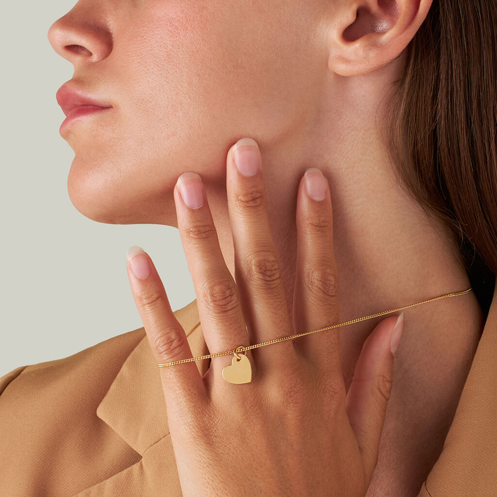 Pendente Poème Oro Giallo - Ciondoli con Incisione Donna | Stroili