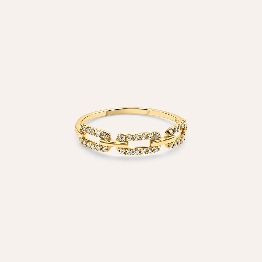 Anello Fantasia Claire Oro Giallo Cubic Zirconia - Gioielli Donna | Stroili