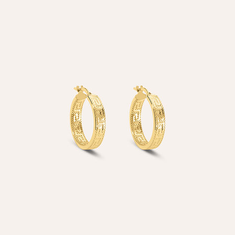Orecchini A Cerchio Toujours Oro Giallo - Orecchini a Cerchio Donna | Stroili