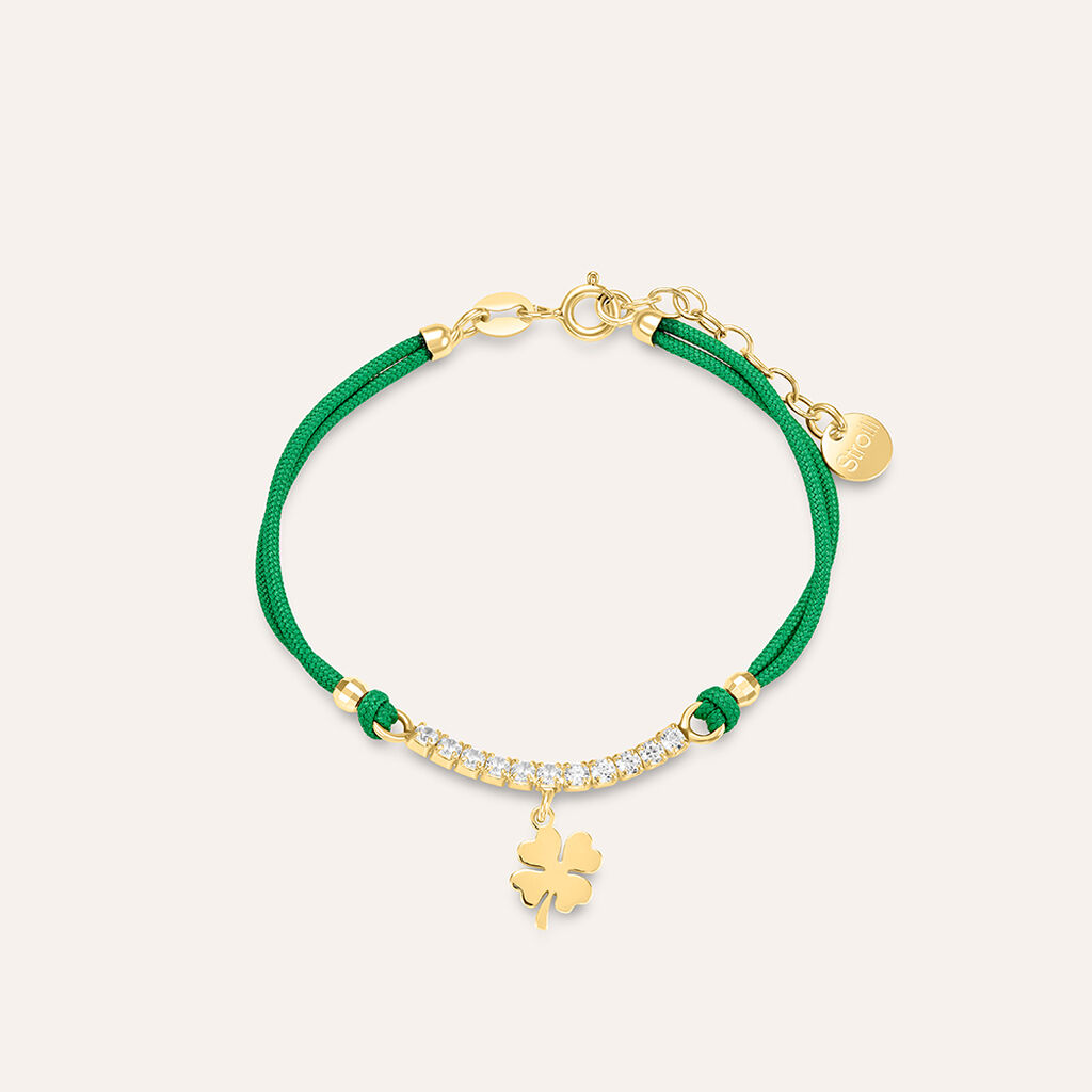 Bracciale Silver Baby Argento Dorato Cubic Zirconia