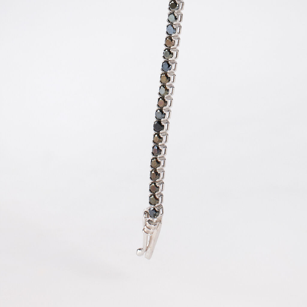 Bracciale Tennis L'homme Or Oro Bianco Spinello - Bracciali Tennis Uomo | Stroili
