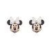 Orecchini Lobo Mickey Mouse & Friends Acciaio Rosa Cristallo - Orecchini a Lobo Donna | Stroili