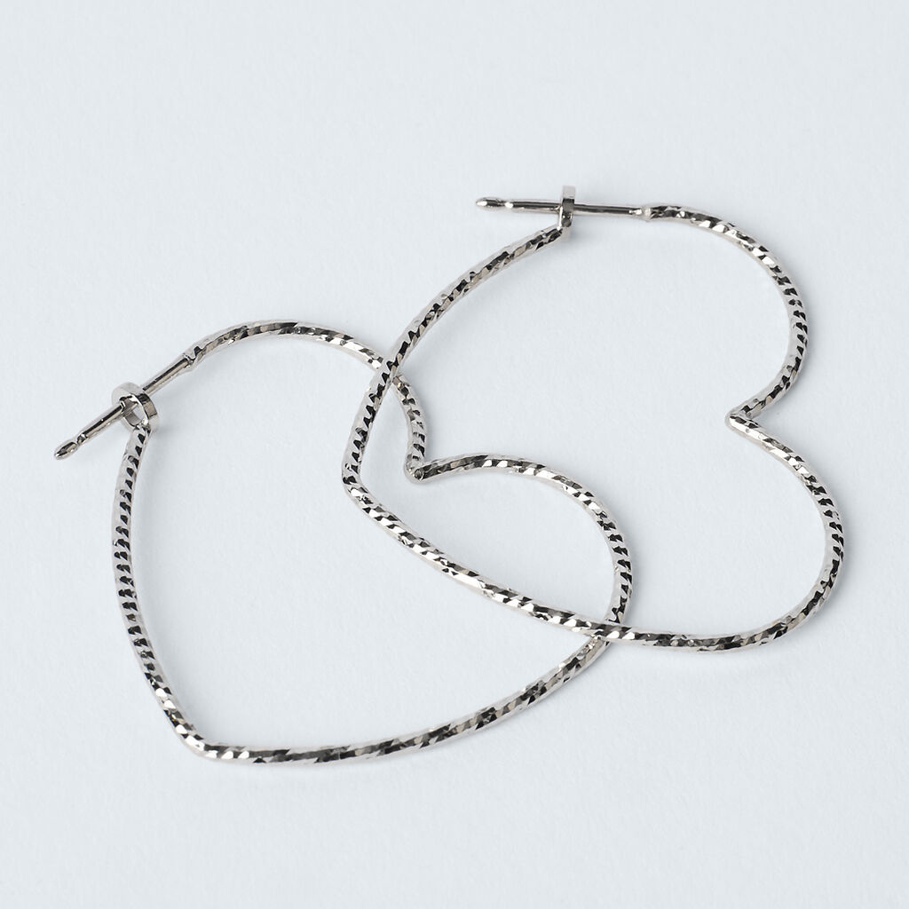 Orecchini A Cerchio Silver Collection Argento Rodiato - Orecchini a Cerchio Donna | Stroili