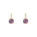 Orecchini Lobo Punto Luce Amélie Oro Giallo Ametista Cubic Zirconia - Orecchini a Lobo Donna | Stroili