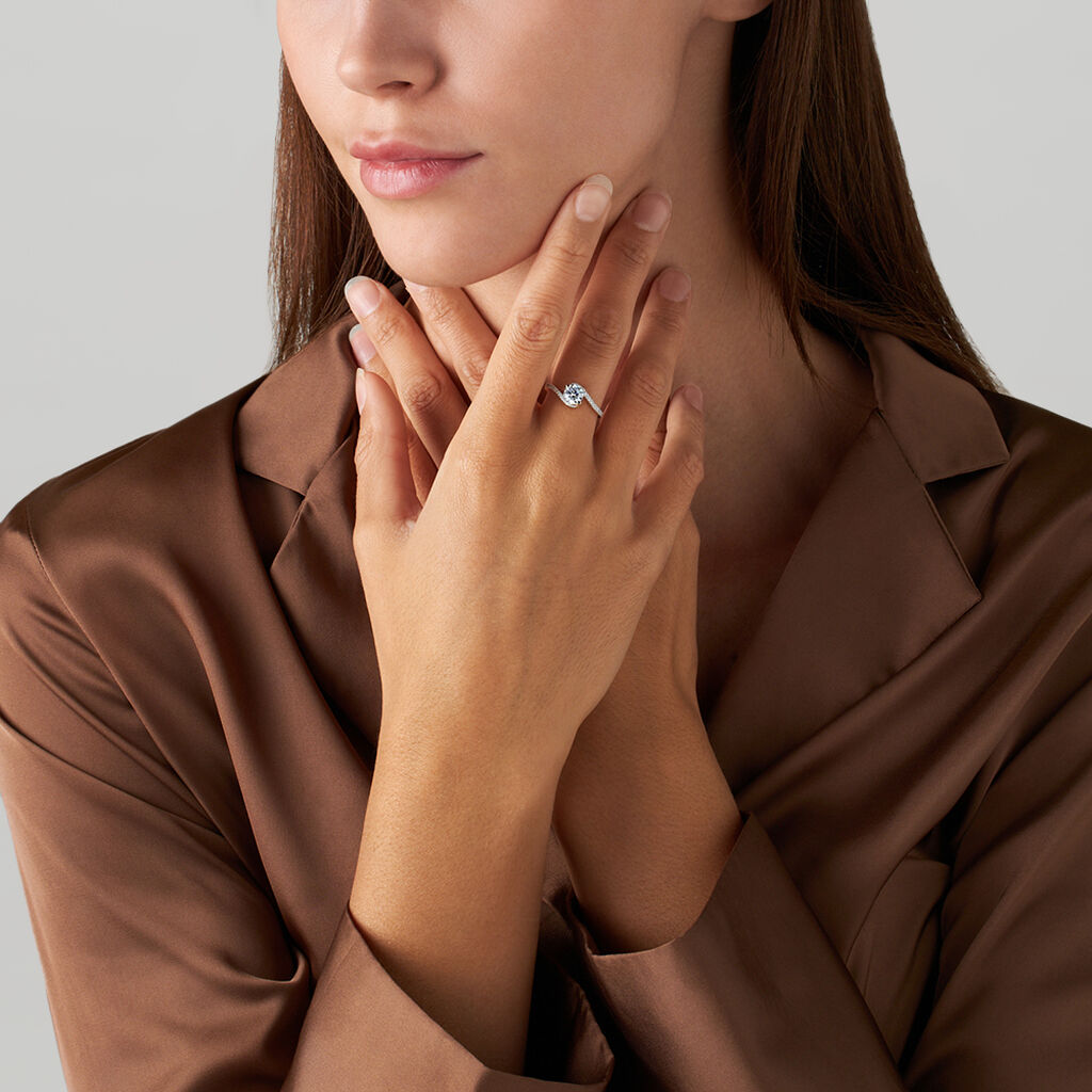 Anello Solitario Claire Oro Giallo Cubic Zirconia - Anelli con Pietre Donna | Stroili