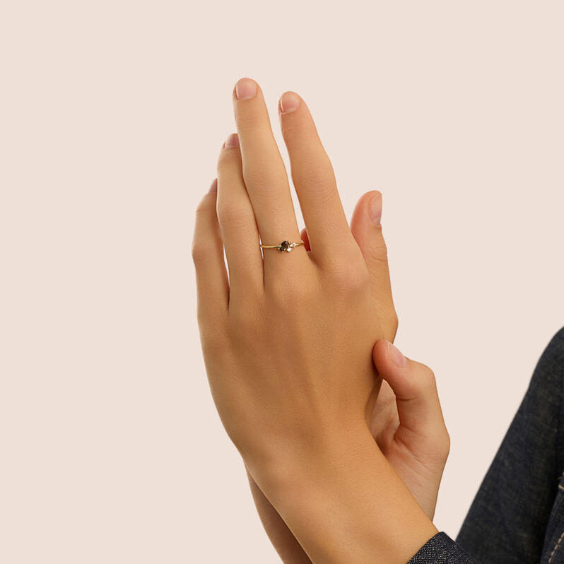 Anello Fantasia Claire Oro Giallo Cubic Zirconia - Anelli con Pietre Donna | Stroili