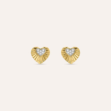 Orecchini Lobo Claire Oro Giallo Cubic Zirconia