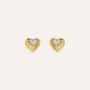 Orecchini Lobo Claire Oro Giallo Cubic Zirconia