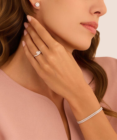 Anello Fantasia Silver Elegance Argento Cubic Zirconia
