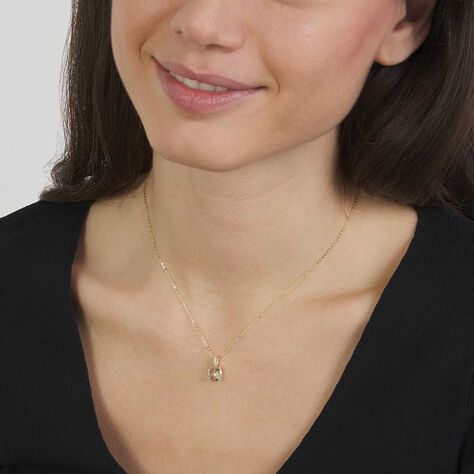 Collana Punto Luce Amélie Oro Giallo Ametista Cubic Zirconia - Collane Punto Luce Donna | Stroili