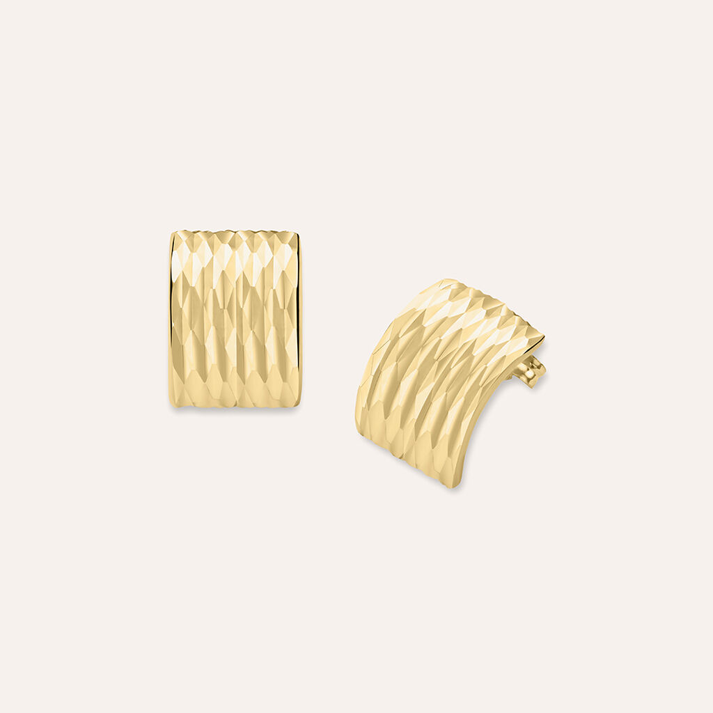 Orecchini A Cerchio Golden Lover Oro Giallo - Orecchini a Cerchio Donna | Stroili