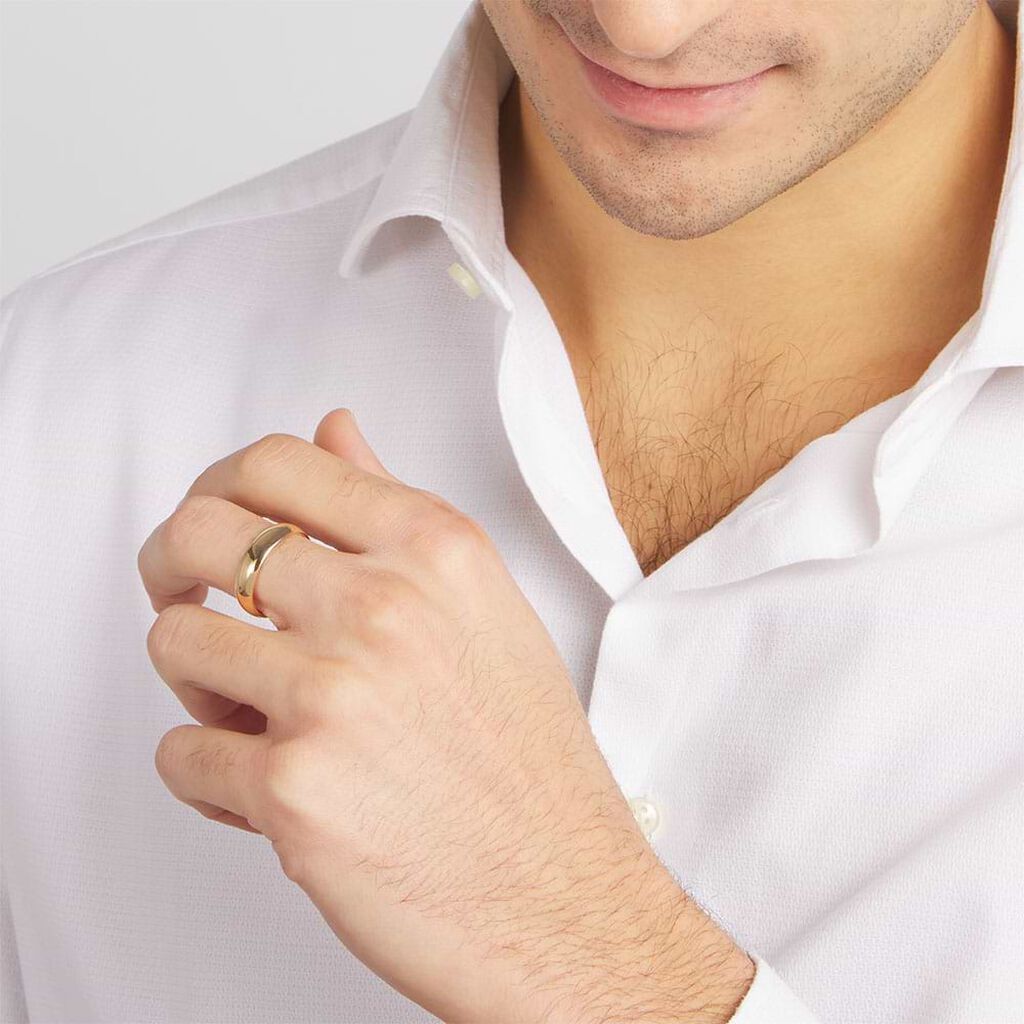 Fede Mantovana 5 mm Oro Giallo - Anelli con Incisione Unisex | Stroili