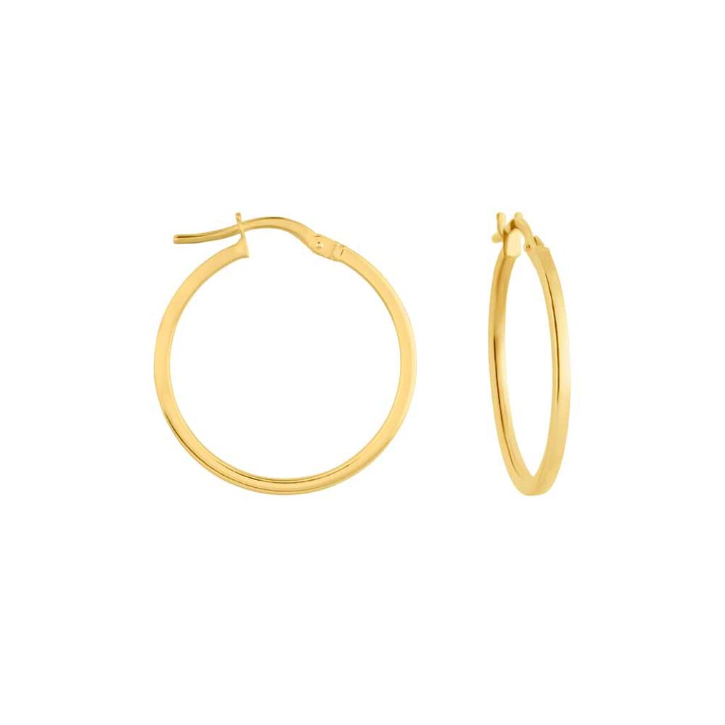 Orecchini A Cerchio Toujours Oro Giallo - Orecchini a Cerchio Donna | Stroili