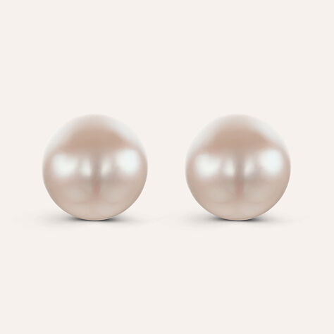 Orecchini Lobo Gabrielle Oro Bianco Perla D'Acqua Dolce - Orecchini a Lobo Donna | Stroili