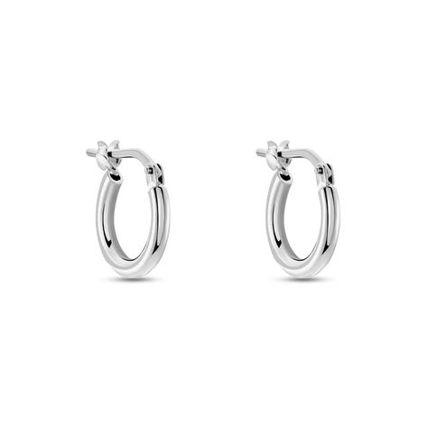 Orecchini A Cerchio Silver Collection Argento Rodiato - Orecchini a Cerchio Donna | Stroili