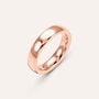 Fede Comoda Leggera Squadrata 4 mm Oro Rosa