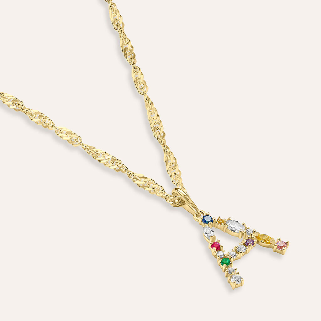 Pendente Claire Oro Giallo Cubic Zirconia