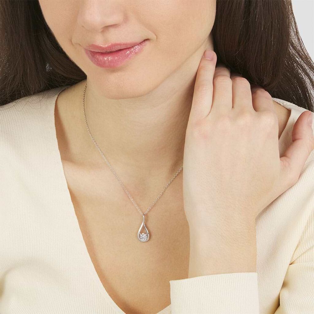 Collana Silver Elegance Argento Rodiato Cubic Zirconia - Collane Donna | Stroili