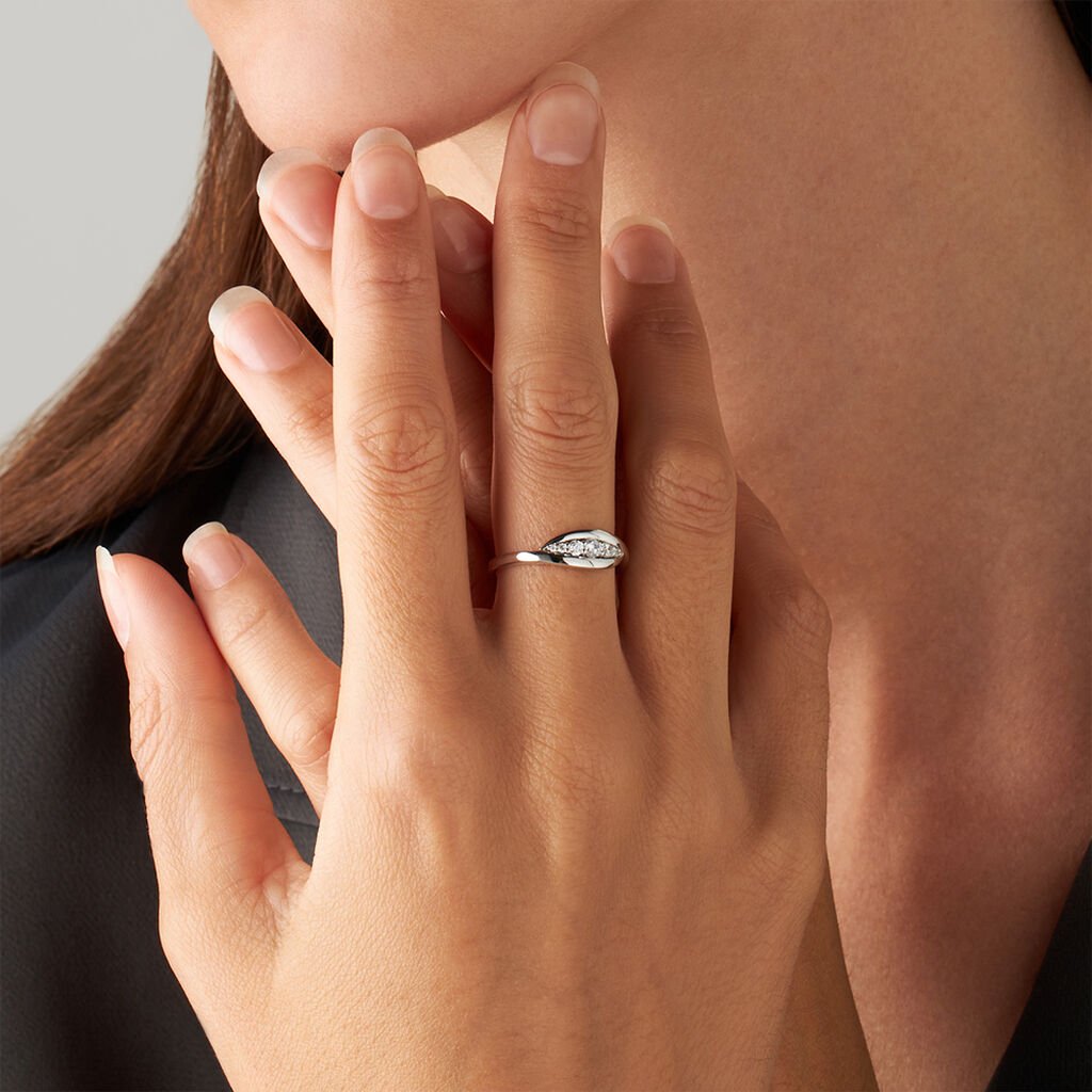 Anello Riviere Silver Shine Argento Rodiato Cubic Zirconia - Anelli Riviere Donna | Stroili