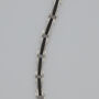 Bracciale Man Code Acciaio Bicolore Bianco / Nero Cristallo