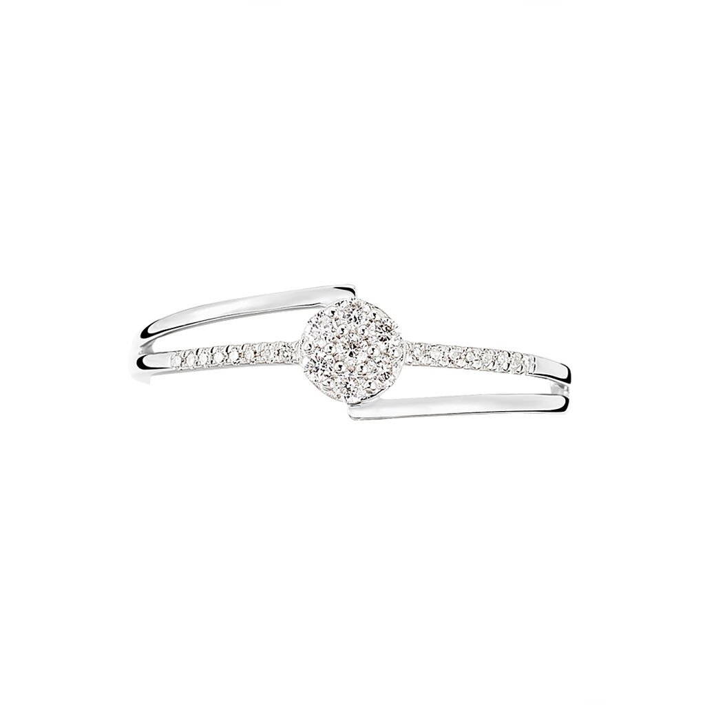 Anello Solitario Sophia Oro Bianco Diamante - Anelli con Pietre Donna | Stroili
