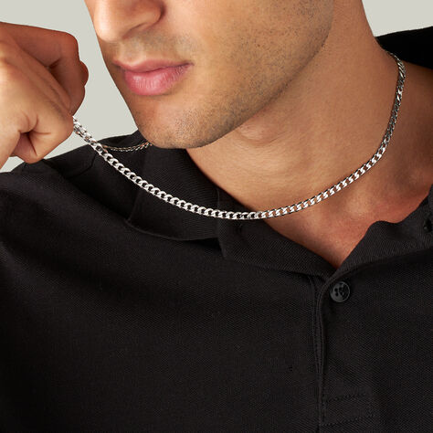 Catena Gentleman Argento Rodiato - Collane Catena Uomo | Stroili