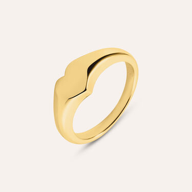 Anello Chevalier Silver Collection Argento Dorato