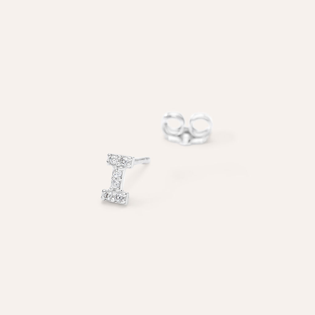 Mono Orecchino Lobo Silver Moments Argento Rodiato Cubic Zirconia