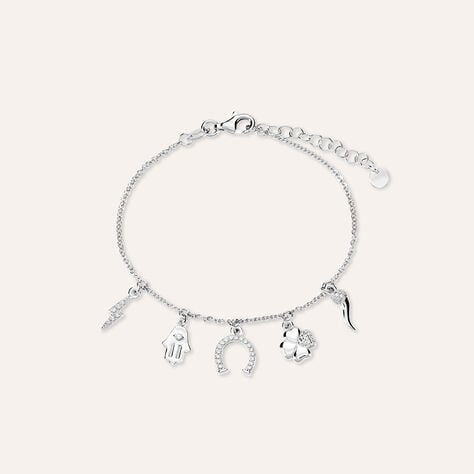 Bracciale Silver Moments Argento Rodiato Cubic Zirconia - Bracciali Amicizia Donna | Stroili