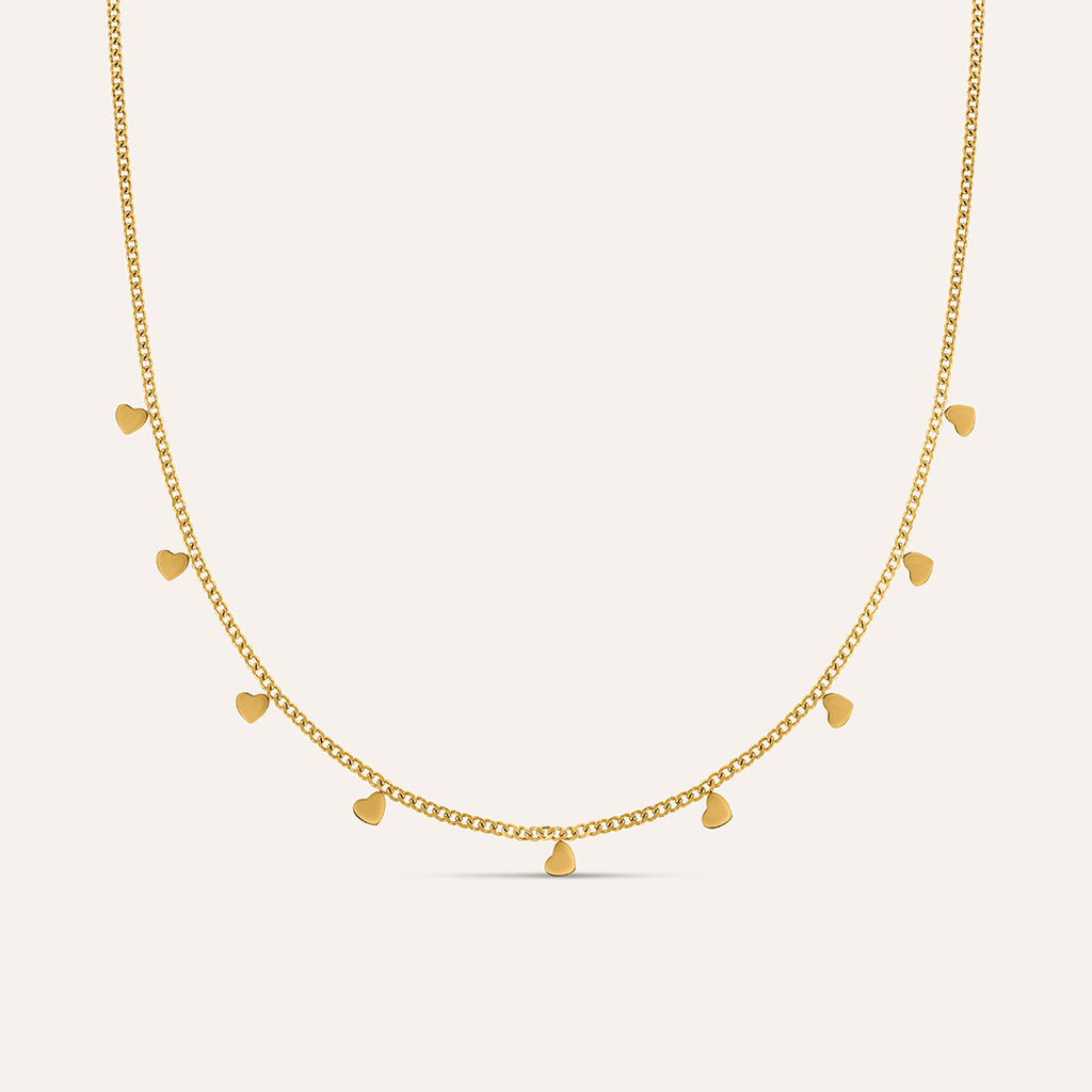 Collana Radiance Acciaio Dorato