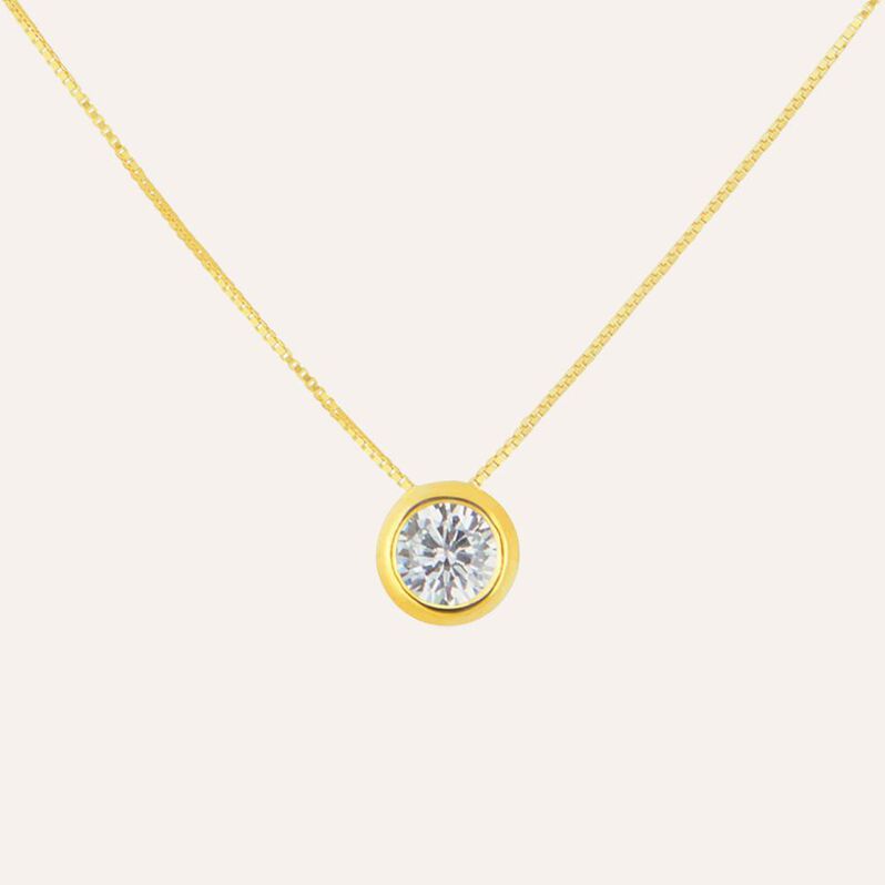 Collana Punto Luce Claire Oro Giallo Cubic Zirconia - Collane Punto Luce Donna | Stroili