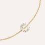 Bracciale Silver Glow Argento Dorato Cubic Zirconia