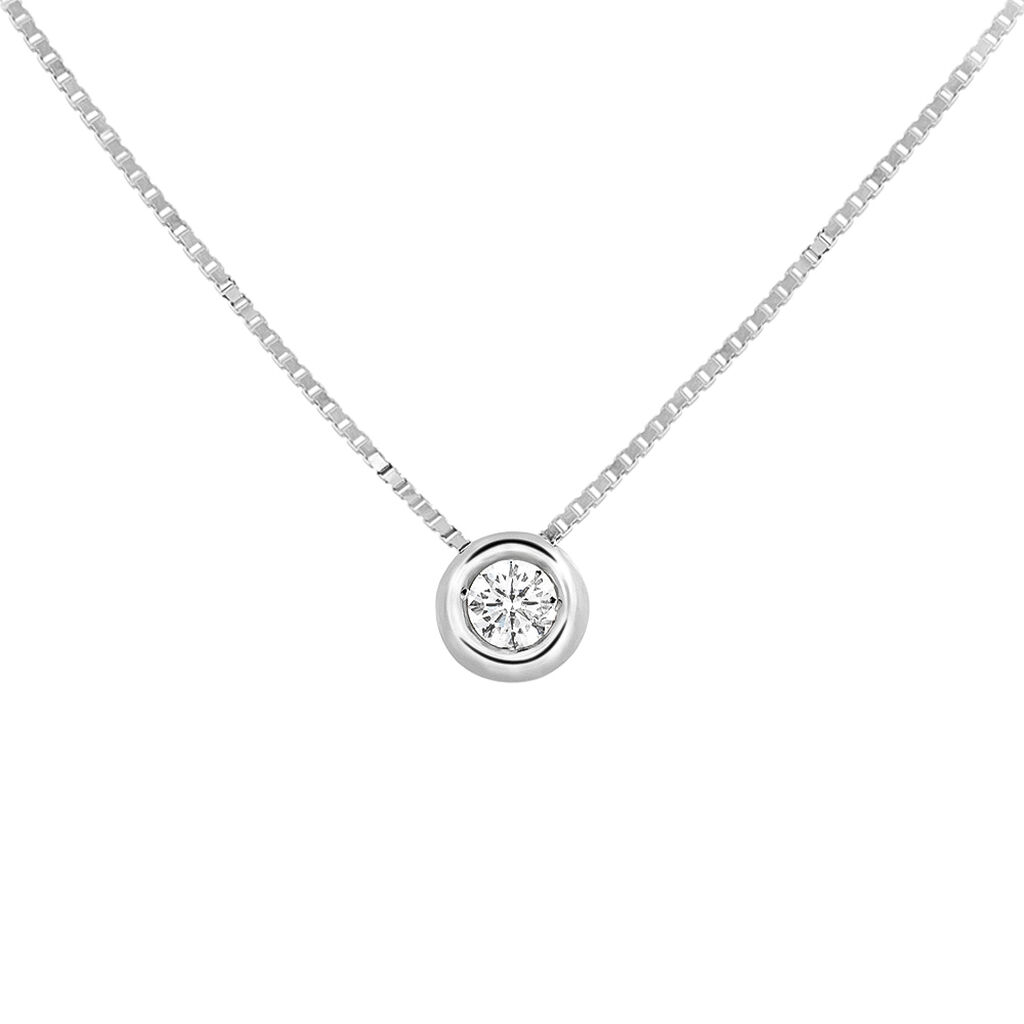 Collana Punto Luce Firmamenti Oro Bianco Diamante - Collane Punto Luce Donna | Stroili
