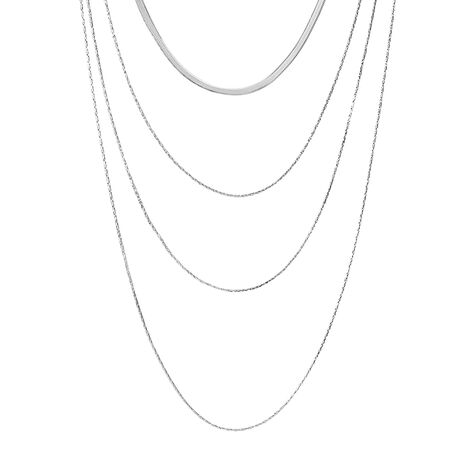 Catena Silver Collection Argento Rodiato - Collane Catena Donna | Stroili