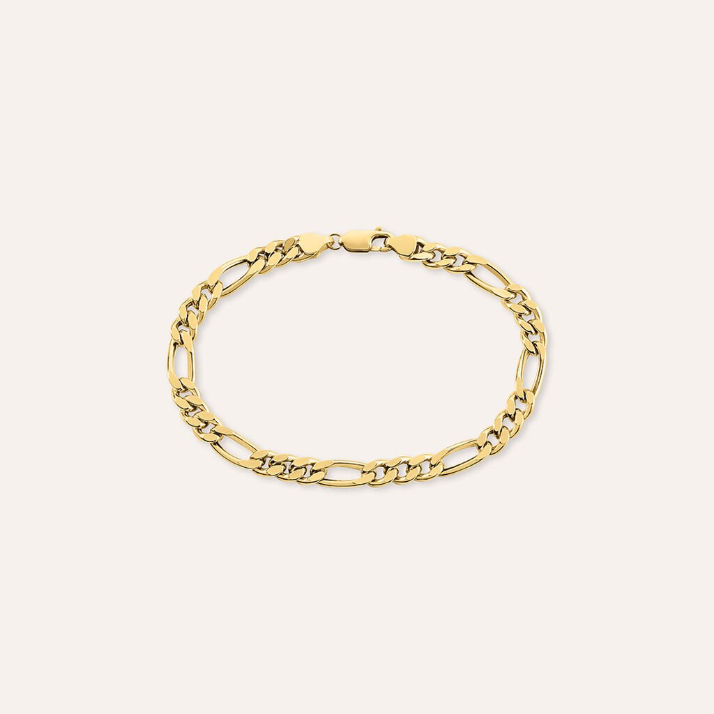 Bracciale Catena Oro Uomo Oro Giallo