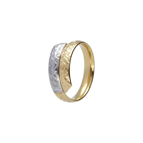 Anello Fascia Golden Lover Oro Bicolore - Anelli 18 Carati Donna | Stroili