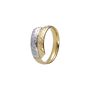 Anello Fascia Golden Lover Oro Bicolore