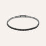 Bracciale Gentleman Argento Rodiato Cubic Zirconia