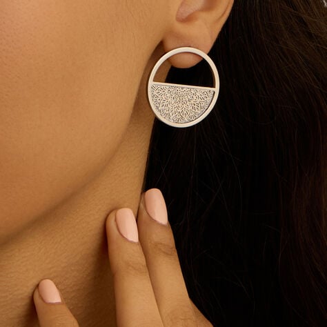 Orecchini Lobo Lady Shine Acciaio - Orecchini a Lobo Donna | Stroili