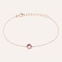 Bracciale Silver Rainbow Argento Rosa Cubic Zirconia