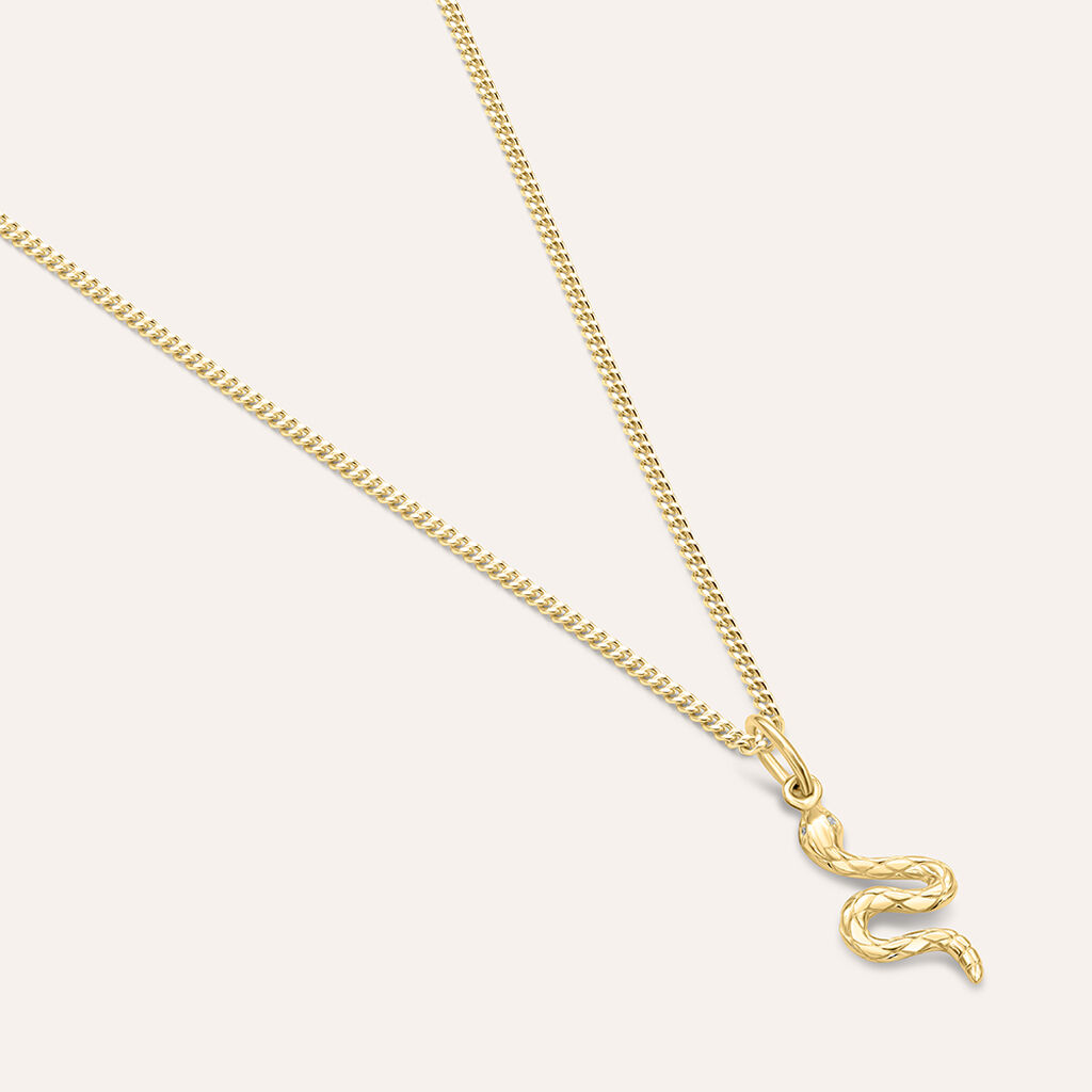 Pendente Po&egrave;me Oro Giallo Cubic Zirconia
