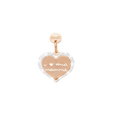 Pendente Love Beats Argento Rosa