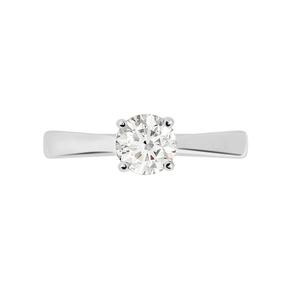 Anello Solitario Diamade Oro Bianco Diamante Lab-Grown - Anelli con Pietre Donna | Stroili