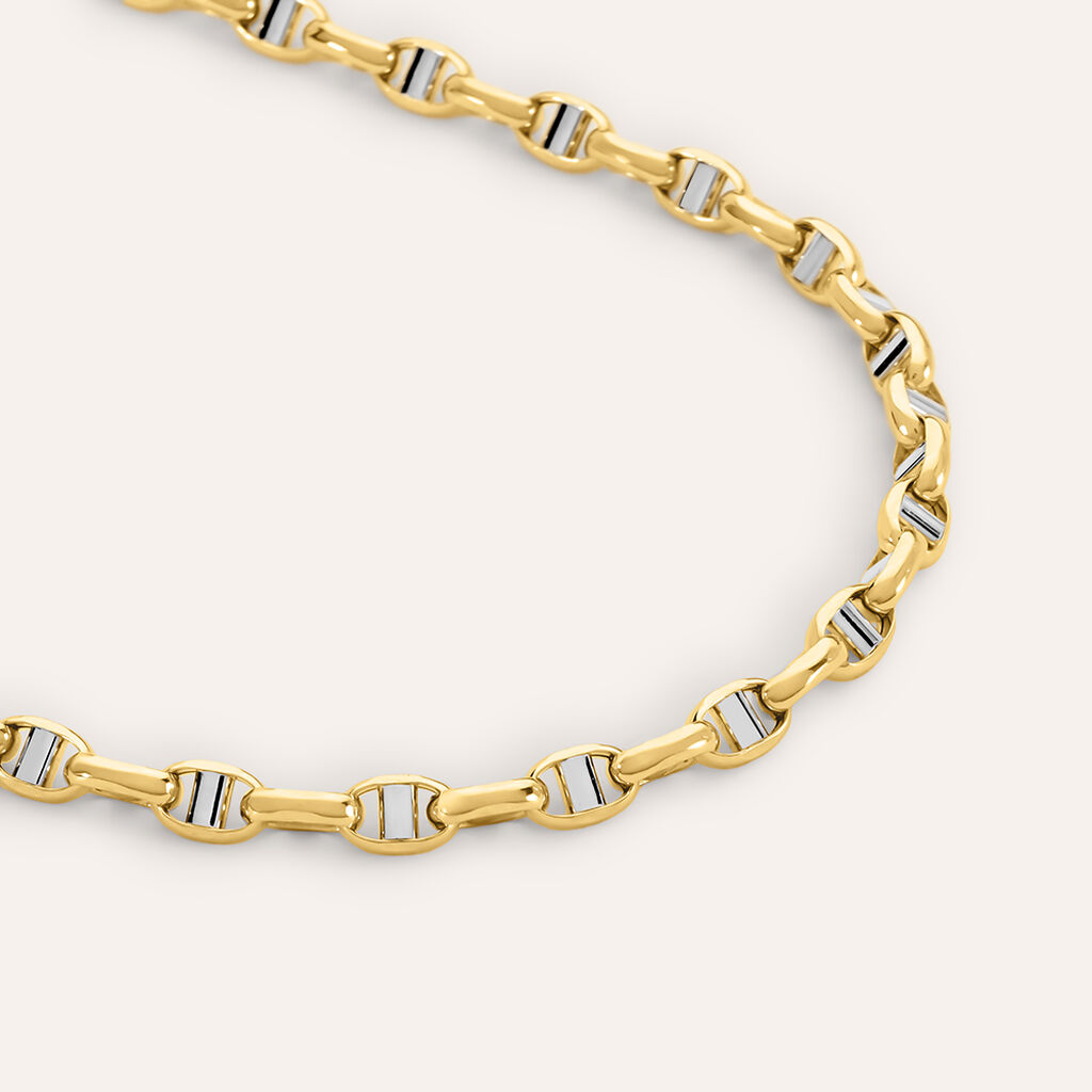 Bracciale Catena L'homme Or Oro Bicolore